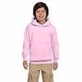 thumbnail image 3 of Hanes EcoSmart Kids' Fleece Pullover Hoodie Pale Pink XS, 3 of 3