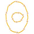 thumbnail image 1 of Bangcool Perle Collier Fleur Mignon Élastique Bohemia Collier Plage Collier avec Bracelet, 1 of 8