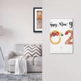 thumbnail image 5 of Fotbe 2025 New Year'S Print Duplex Receptacle Wall Plate, 1-Gang 5.0" x3.0" Wall Outlet Covers, Dual Outlet Faceplates Covers, Color-matched Screws Included-Style V, 5 of 6