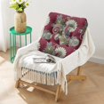 thumbnail image 3 of Boho Meditation Cushion, Square Floor Pillow with Paisley Motif, Yoga Pillow for Bedroom or Studio 22 x 22, 3 of 7