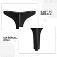 thumbnail image 3 of FESTFENDS 2Ud Pies De Metal Para Muebles En Estilo Con Protección Para Suelos, 3 of 8