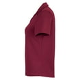 thumbnail image 6 of CORE365 CE104W Women's Market Snag Protect Mesh Polo-Burgundy-M, 6 of 6
