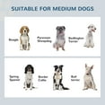 thumbnail image 6 of pawhut elevated double stainless steel bowl dog feeder, 6 of 9