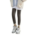 thumbnail image 2 of YunPes Kids Fleece Lined Tights Girls Cute Graphic Warm High Waist Stretchy Leggings Winter Cozy Thick Soft Cotton Pantyhose, 2 of 6