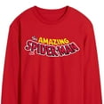 thumbnail image 2 of Marvel Spider-Man - Editorial Logo - Men's Long Sleeve Graphic T-Shirt, 2 of 4