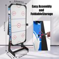 thumbnail image 5 of Seydrey 54inch Folding Air Hockey Table with LED Scoring, 12V Motor, Gaming Set, 2 Pushers, 4 Pucks, 5 of 7
