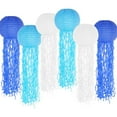 thumbnail image 3 of Markdown Clearance! Party Favors Home Decor up to 65% Off, Ocean Theme Decoration Party Jellyfish Paper Lantern Sky Blue Kingtowag, 1*Jellyfish Paper Lantern Party Decorations, 3 of 8