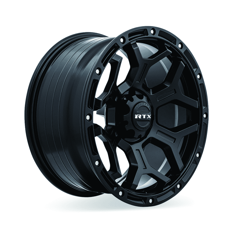 RTX Goliath 20x9 6x135 ET0 CB87.1 Satin Black Milled Rivets Wheel
