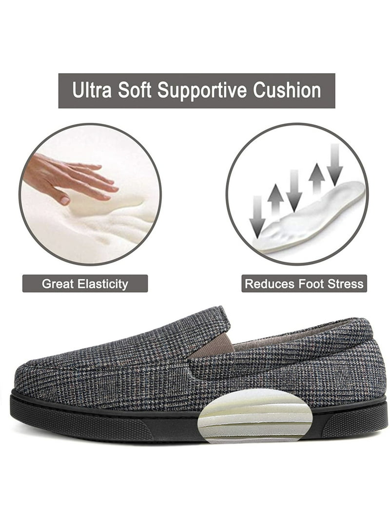 【THE MOZZ】Cozy Slippers Zizor Men's Moccasin Slipper Cozy Lightweight House Shoes