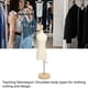 thumbnail image 3 of Maniquí Con Forma De Vestido, Mini Maniquí Femenino Ajustable Con Base De Madera, Cuerpo De Maniquí Portátil Para Costura, Ropa, Exhibición De Joyas, Fotografía, 3 of 7