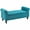 Blue, variant on GVN Storage Ottoman Bench, Ottoman Bench,50 Inches Storage Ottoman, End of Bed Bench with Rolled Arms, Wood Legs, Button Tufted Storage Bench, Teal
