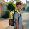 thumbnail image 3 of KUIFORTI Sunflower Capybara Kids Backpack School Bag Durable Polyester Bookbag for Elementary Students with Multi-Pocket Back to School Gifts for Students, 3 of 7