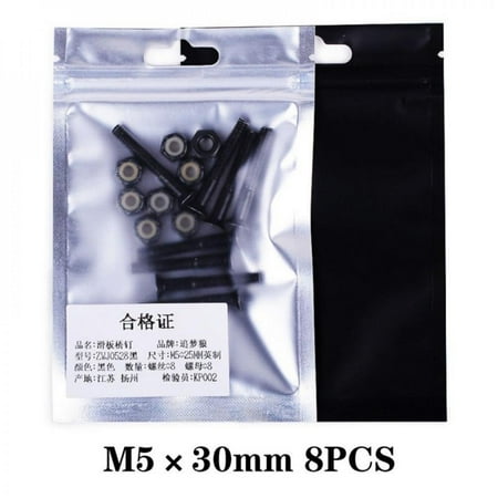 

Brand Clearance!!8 Pieces Of Medium Carbon Steel Bridge Nail Sliding Plate Horizontal Half Replacement Slide Plate Long Plate Screw Nut M5×25mm/M