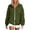 Army Green, variant on Xijirk Women's Zip Up Hoodie Long Sleeve Ruched Sleeve Oversized Fit Kangaroo Pocket Solid Sweatshirt Jacket For Elegant Casual Everyday Wear Athleisure Streetwear Daily Outfits,Black,L
