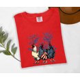 thumbnail image 5 of Moonlight Apparel 4th of July Chicken Fireworks Multicolor T-Shirt – Funny Patriotic Rooster Graphic Tee for Men & Women – USA Flag Independence Day Shirt, 5 of 6
