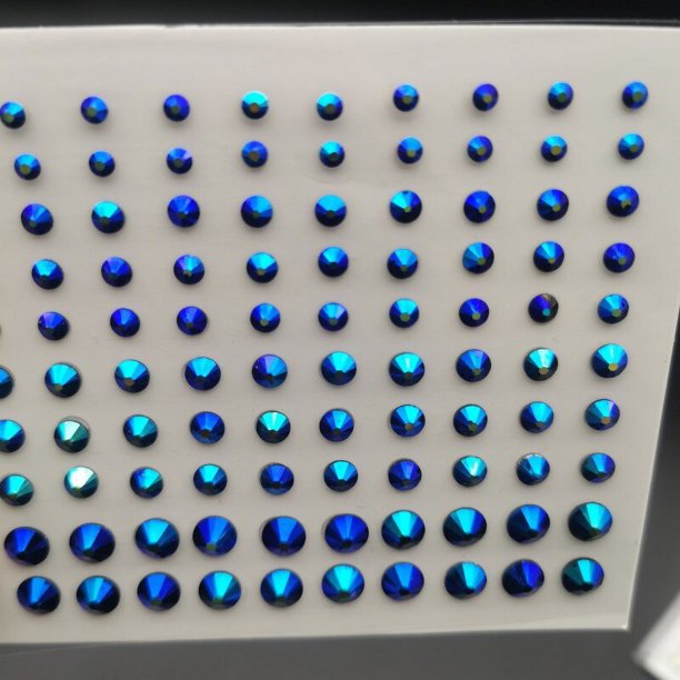 Pegatinas de diamantes de tamaño mixto para decoración de cara y cuerpo, pegatinas de diamantes de colores autoadhesivas, diamantes de imitación para uñas, Festival