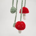 thumbnail image 6 of Sunflower/Mushroom Crochet Car Pendants Set of 2 for Car Interior Decoration, 6 of 14