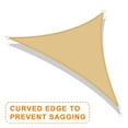 thumbnail image 6 of LOVE STORY Sun Shade Sail Triangle 95% UV Block Sunshade Awning for Backyard Yard Deck Patio Garden Outdoor Activities and Facility, 20'x20'x20' Sand, 6 of 7