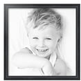 thumbnail image 2 of ArtToFrames 20" x 20" Galleria Noir Picture Frame, 20x20 inch Black MDF Poster Frame (WOM-4083), 4 Pack, 2 of 7