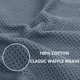 thumbnail image 3 of Howarmer Gray Kitchen Towels, 100% Cotton Dish Towels Set for Kitchen, Super Soft and Absorbent Waffle Weave Dish Rags, 4 Pack, 3 of 7