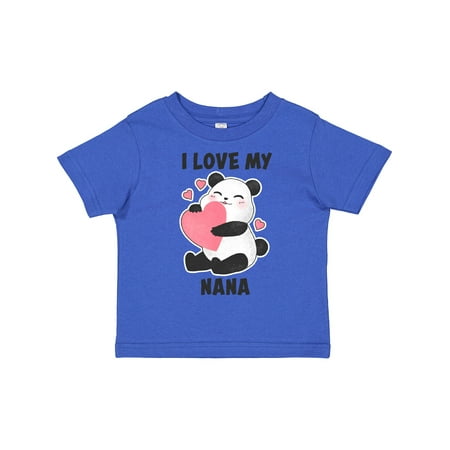 

Inktastic I Love My Nana with Panda Illustration Boys or Girls Toddler T-Shirt