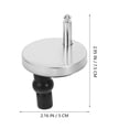 thumbnail image 3 of 2 piezas Bisagra para asiento de inodoro Tornillo para asiento de inodoro Bisagras Perno Tapa de inodoro Bisagra de conexión, 3 of 3