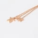 thumbnail image 3 of Fino Collar Gargantilla Estrella Para Dama Oro Rosa Lam rosa Unitalla, 3 of 9
