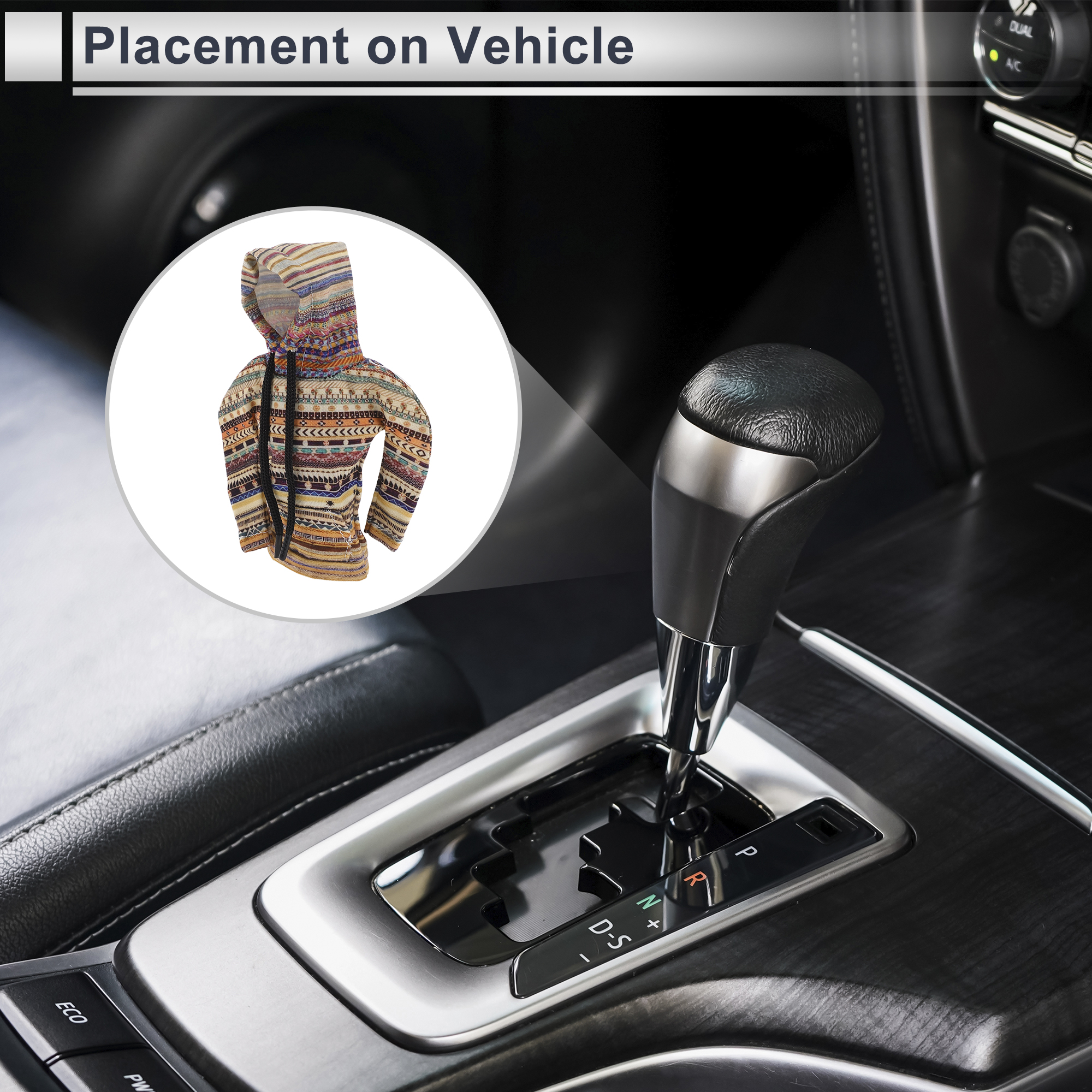 Unique Bargains Universal Gear Shift Knob Cover Manual Stick Shifting Handle Protector