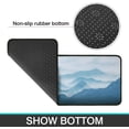 thumbnail image 4 of Mountain Kitchen Rugs Set of 2s, Blue Washable Non-Slip Kitchen Sink Decor Carpet, Home Water Absorb Microfiber Cushioned Kitchen Floor Standing Mats 17"x47"+17"x30", 4 of 6