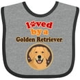 thumbnail image 3 of Inktastic Golden Retriever Dog Lover Boys or Girls Baby Bib, 3 of 4