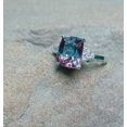 thumbnail image 2 of Cushion Cut Alexandrite Engagement Ring Sterling Silver Alexandrite Ring Color Change Alexandrite Ring, 2 of 4
