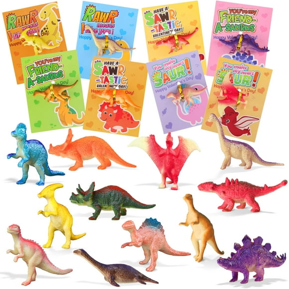 Cestas de Pascua Gigilli de Dinosaur Toys para niños, paquete de 24