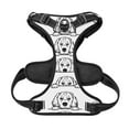 thumbnail image 2 of No Pull Dog Harness For X-Large Dogs Easy Walk Dog Vest Adjustable Collars Harnesses & Leashes Set Breathable Oxford Outdoor Walking Safety Reflective Strip Golden Retriever In The Corner, 2 of 9
