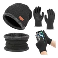 thumbnail image 1 of 3en1 Gorro Bufanda Guantes Tejidos Unisex Invierno Para Frío, 1 of 6