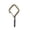 D, variant on Eye Screw Hooks for Hanging Heavy Duty with Safety Buckle Self-tapping Safety Buckle Eye Bolts for Hanging Plants Lights Rust Resistant Lockable Eye Screw Hooks Indoor Outdoor