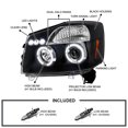 thumbnail image 4 of Spec-D Tuning Black Projector Headlights Compatible with 2004-2015 Nissan Titan, 2004-2007 Nissan Armada, Left + Right Pair Headlamps Assembly, 4 of 6