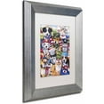 thumbnail image 2 of Trademark Fine Art 'Working Paws' Canvas Art by Jenny Newland, White Matte, Silver Frame, 2 of 4