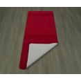 thumbnail image 4 of Ottomanson Softy Bath Rug Washable Non-Slip Rubberback Solid 2x6 Indoor Runner Rug, 2'2" x 6', Red, 4 of 7