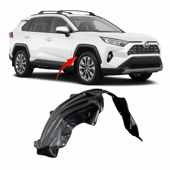 DCP Front Right Passenger Side Fender Liner For 2019-2022 Toyota RAV4 TO1249229