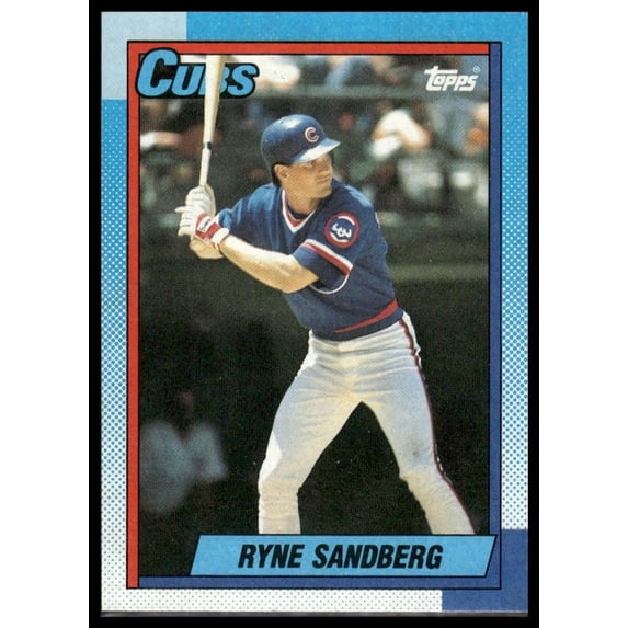 1990 Topps Ryne Sandberg #210 Chicago Cubs Baseball Card