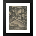 thumbnail image 2 of Leo Gestel 15x18 Black Modern Framed Museum Art Print Titled - Houses of an Italian Village (1924), 2 of 5