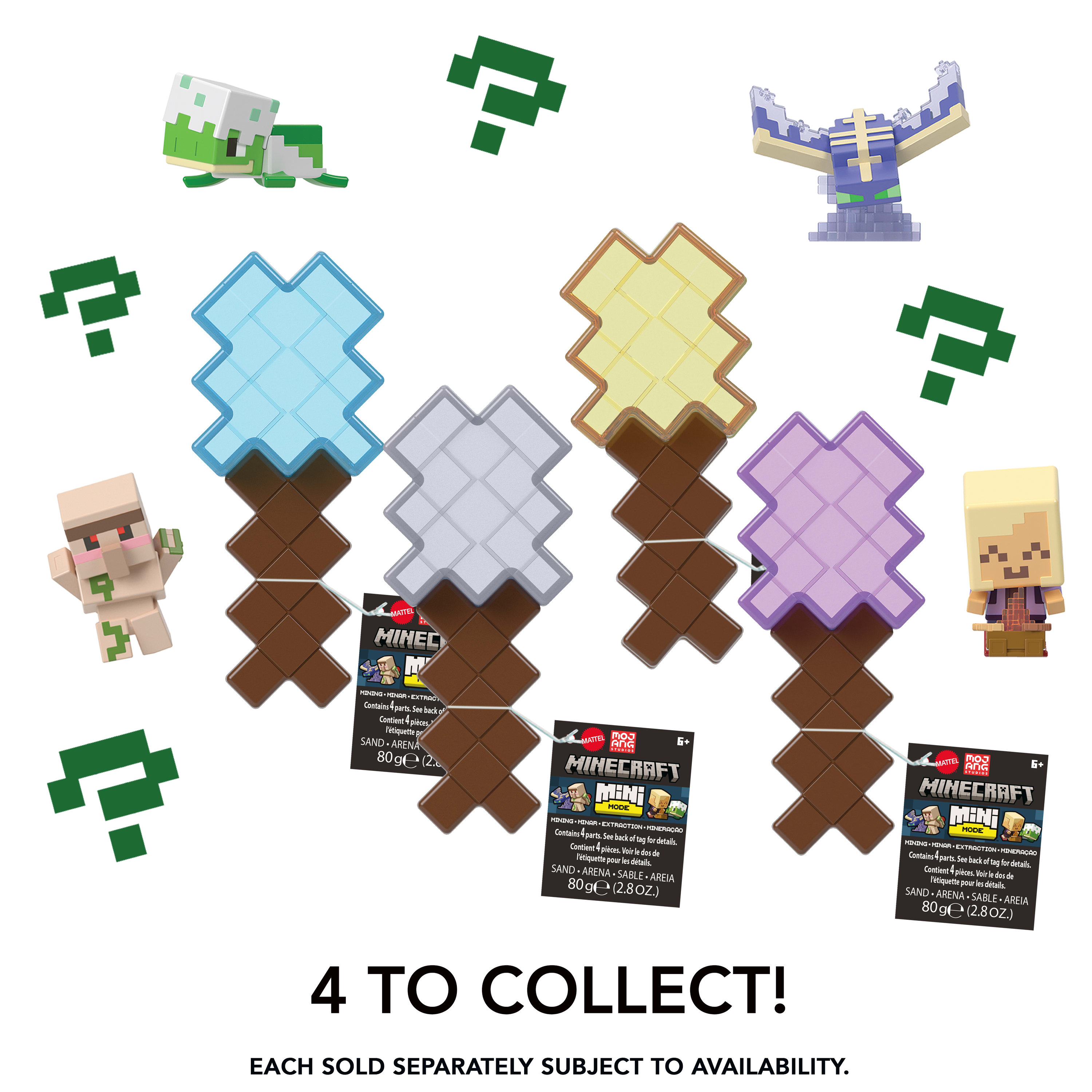 Minecraft Mini Mode Mining Figures Collection (Characters May Vary)