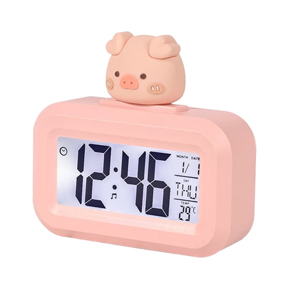 BINGLI Atomic Digital Wall Clock Battery Operated Large Display | Automatic Time Setting with Day Date Temperature Humidity Alarm 12/24 Hour | Wall Or Desk Clock for Home Office Seniors