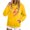 #217-Yellow, variant on Craaazy Breast Cancer Awareness Hoodies for Women Long Sleeve Tops, Pink Ribbon Butterfly Sunflower Printed Pullover Sweatshirt with Front Pocket for Fall Winter Daily Wear