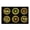 Gold, variant on ZTTD 6 Pieces Cell Phone Blocker Protection Neutralizers Stickers for Smart Phones Tablets Laptops Computer WiFi Priner TV Electronic Devices - Gold