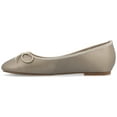 thumbnail image 3 of Journee Womens Vika Slip On Round Toe Ballet Dress Flats, Widths Available, 3 of 10