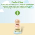 thumbnail image 2 of PlanToys® First Stacking Ring | Montessori Wooden Stacking Toy for Babies & Toddlers | Baby Learning Toy for Fine Motor Skills, Sensory Play & Color Sorting, 2 of 9