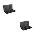 thumbnail image 2 of Injueey Paquete de tarjetas de juego de caja de almacenamiento de caja de tarjeta de 24 ranuras Concha negra 2Conjunto, 2 of 6