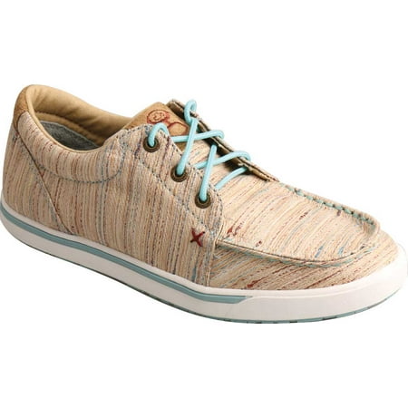 

Women s Twisted X WHYC011 Hooey Sneaker Tan/Multi Fabric 7 M