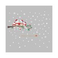 thumbnail image 1 of Christmas Bird Window Stickers Anti-static Branch Visible Self-adhesive Colorful Snowflake Decorations Stocking Wall Mirror Glass Decals New Year Favors Type 1, 1 of 8